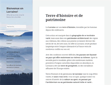 Tablet Screenshot of office-tourisme-lorraine.com